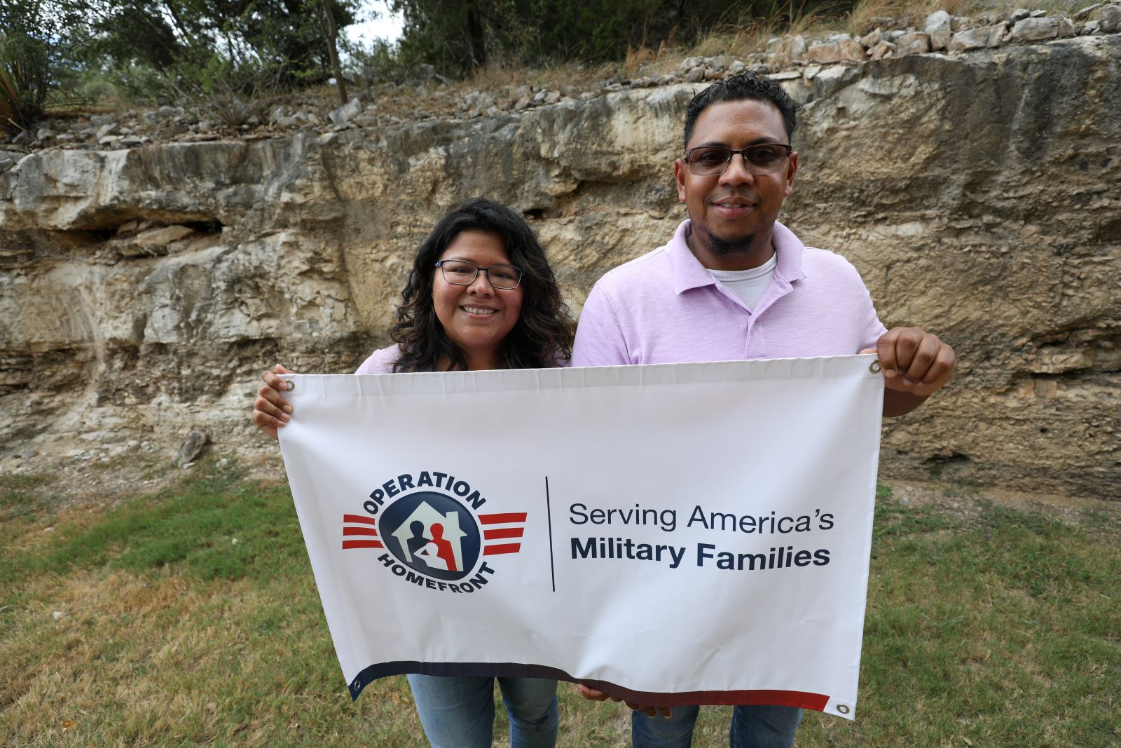 Military or veteran family that receives financial assistance