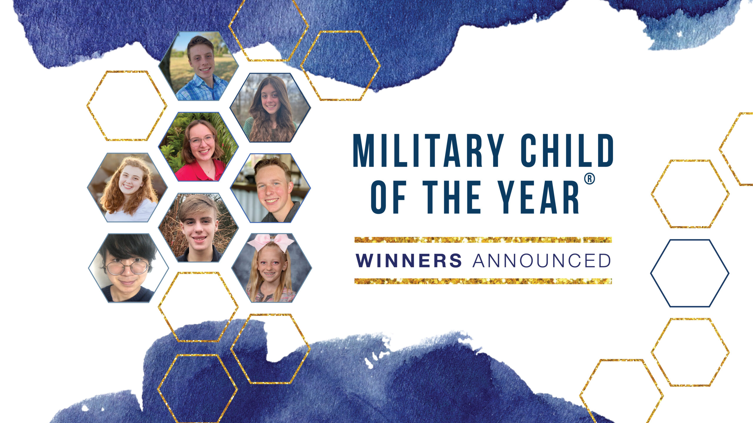Military Child of the Year® Award recipients graphic
