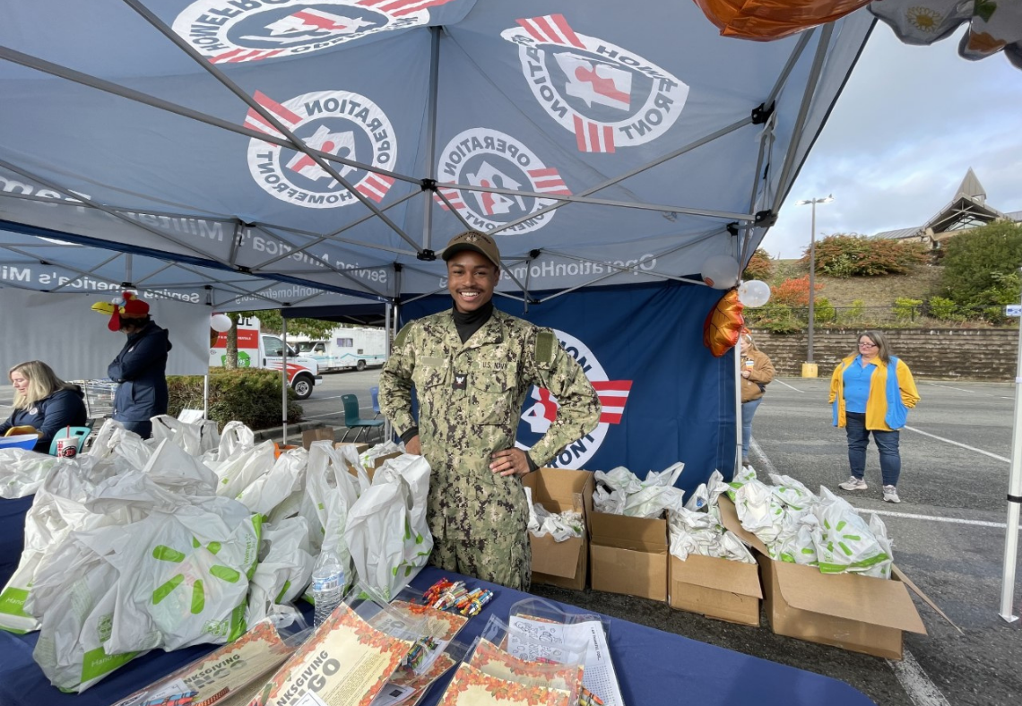 holiday meals for military event