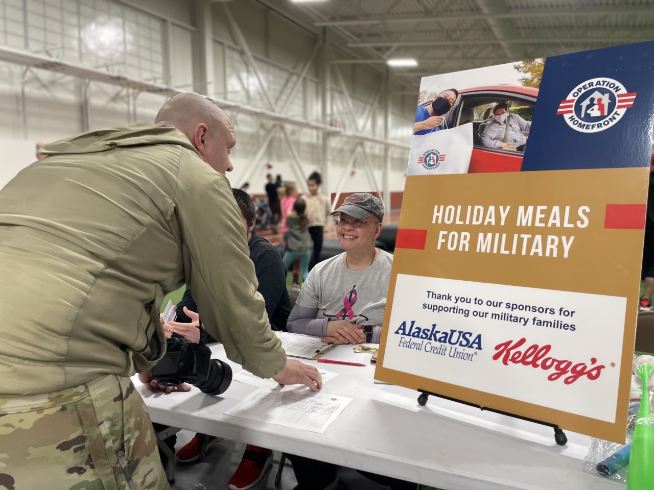 holiday meals for military event