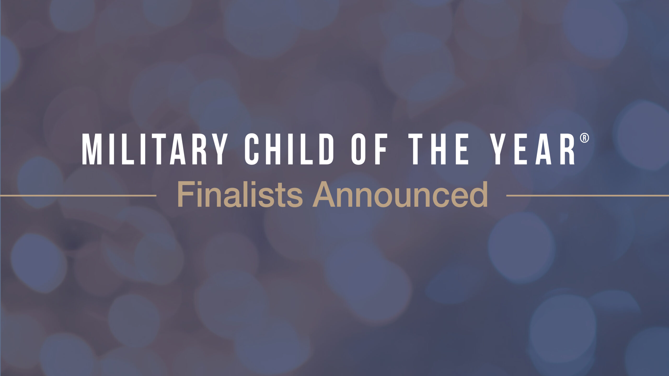 military child of the year finalist graphic